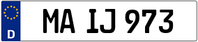 Truck License Plate